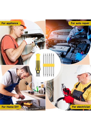 12'si 1 Arada Çok Fonksiyonlu Tornavida Seti Tornavida Özel Şekilli