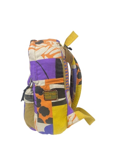 Kaliteli Salaş Küçük Boy Siyah Vintage Disayn Günlük Sırt Gezi Çantası 25x30cm Kırmızı