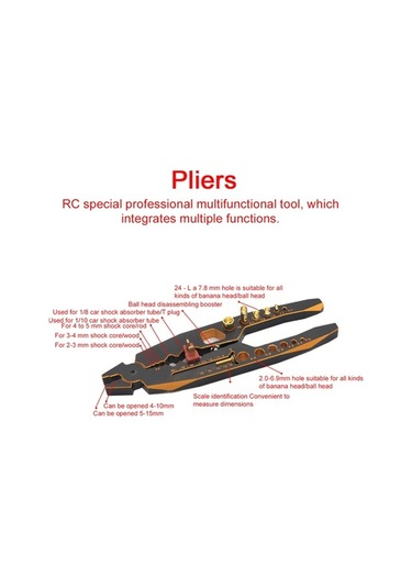 Pazly Yüksek Pense Malzeme, Kaplama Dayanımlı Anodize Amortisör Alüminyum 6061-t6 - La