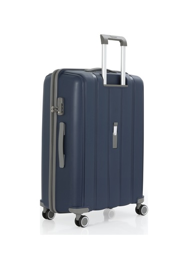 Mçs Polipropilen Valiz V305 75 Cm S18y10003375 11013 Büyük Boy Lacivert - Gri