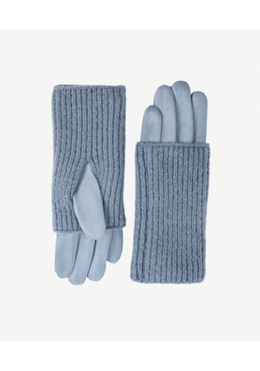 Yargıcı Triko Bilekli Kumaş Eldiven 25kked2006x 010 Mavi