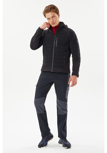 Exuma 2411137-siyah Erkek Softshell Mont 001
