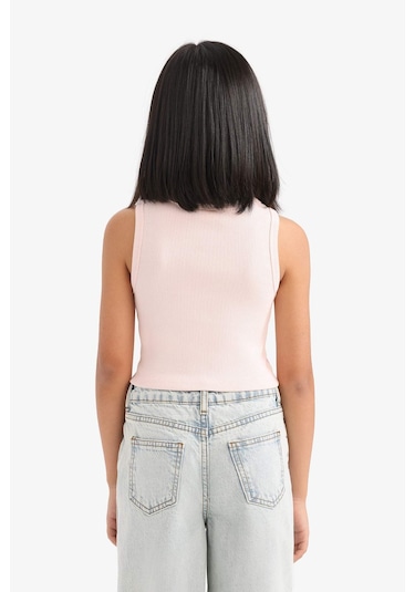 Defacto Kız Çocuk Bisiklet Yaka Atlet D9097a825hspn447 Pembe