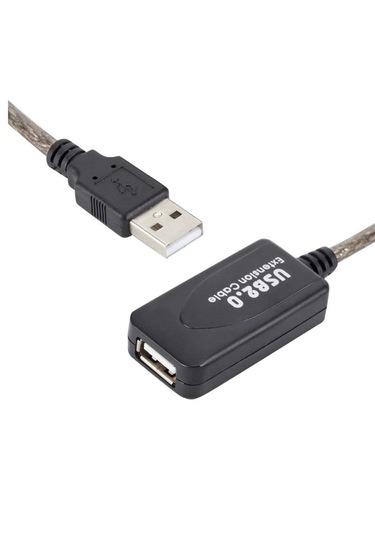 Aktif Usb Dişi Erkek Uzatıcı Uzatma Ek Kablosu 15 Metre