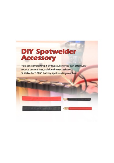 Vkemall 25mm² Tekli Puro, 18650 Pil Spot Kaynak Makinesi İçin, Saf Bakır Ve Silikon Teli İle Dıy Aksesuar