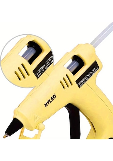 Honeybeeshop Hafif Kablosuz Sıcak Yapıştırıcı Pompası Usb Şarj Edilebilir 30 Yapıştırıcı Çubuğu El Sanatları Dıy Yeşil