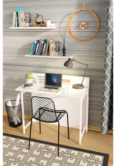 Frezya Katlanır Portatif Çalışma Masası Beyaz