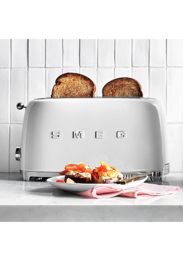 Smeg TSF01 2 Dilim Ekmek Kızartma Makinesi Beyaz