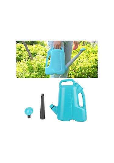 Reedark Mavi Bahçe Sulama Kuşağı - Geniş Açık Üstlü, Ergonomik Kollü, Su Seviyesi Gösterge Li, Pp Malzeme, Tüm Bitkiler İçin