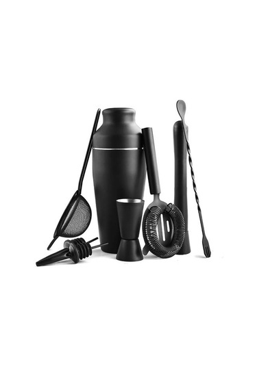 Paslanmaz Çelik Çubuk Aletleri İle Barmen Kiti Çalkalayıcı Kokteyl Seti Seti