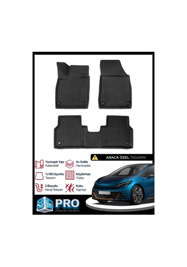 Cupra Born 3d Havuzlu Paspas 2021 2022 2023 2024 2025 2026 Model Kokusuz