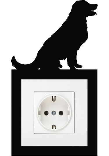 Köpek Prizlik Duvar Süsü Duvar Dekorasyonu 3 Mm Mdf 22x20