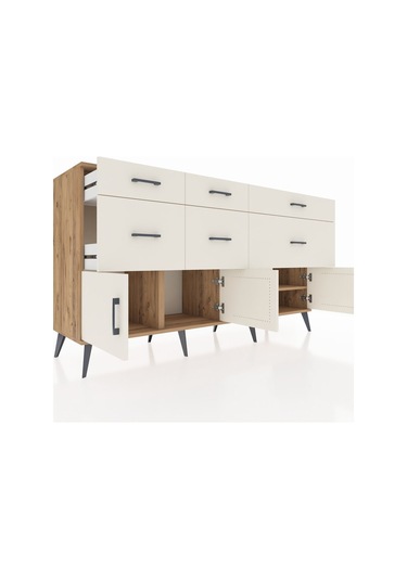 Kronos Konsol Tek Raflı 6 Çekmeceli 4 Kapaklı 176x59x99 Çam-aytaş Çam-aytaşı Kronos Konsol Tek Raflı 6 Çekmeceli 4 Kapaklı 176x59x99 Çam-aytaş Çam-aytaşı