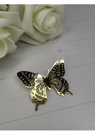 Re Chic Sh Broş "kelebek Etkisi" 183705791 Altın Rengi