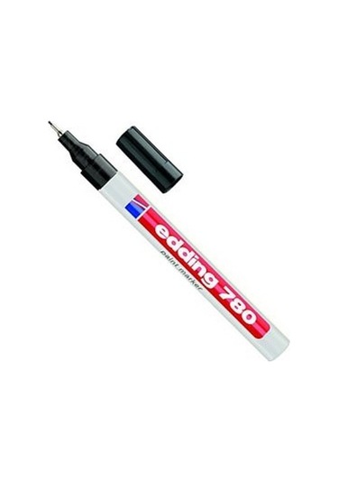 Edding 780 Çok Amaçlı Örtücü Boyama Dekorasyon Markörü 0.8 Mm Siy