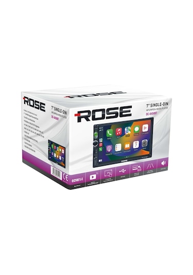 Rose Dc-6450bt 7 Usb Sd Bluetooth Android Double Teyp
