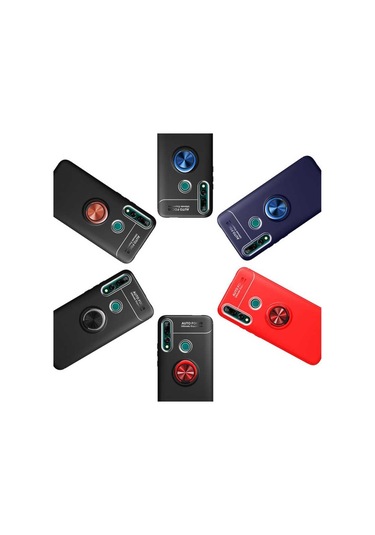 Huawei Y9 Prime 2019 Kilif Yüzüklü Magnetli Ravel Case 389753191