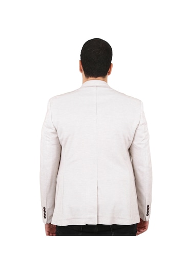 5131 Iki Düğme Tek Yırtmaç Dar Kalıp Büyük Beden Blazer Ceket(372290852)