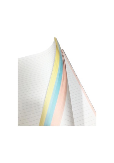 Özgün 17 x 24 Sert Kapak Defter 4 Renk Ayraçlı 192 Yp. Çizgili - 3 Adet