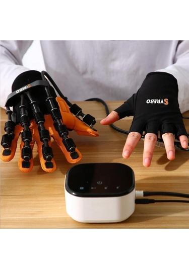 Syrebo Yetişkinler İçin El Rehabilitasyon Robotu C10 Çift Eldiven