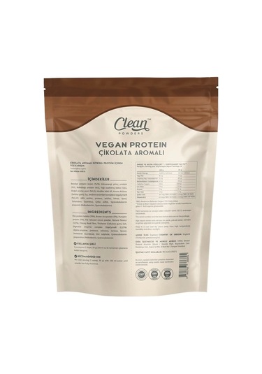 Clean Powders Vegan Protein 600 Gr Çikolata