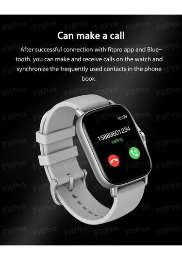 Leezsing 14 Gün Pil Spor Ve Sağlık Takipçili Akıllı Saat Siyah