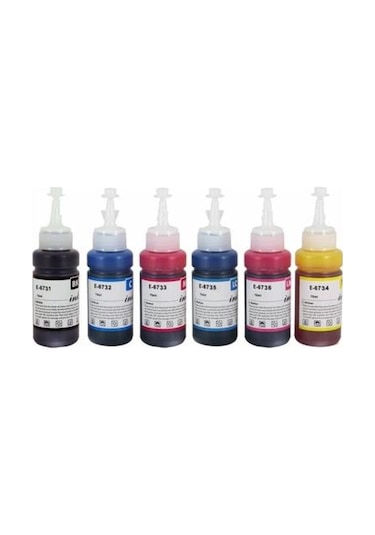Photo Print® L1800 Uyumlu 6 Renk Mürekkep Seti