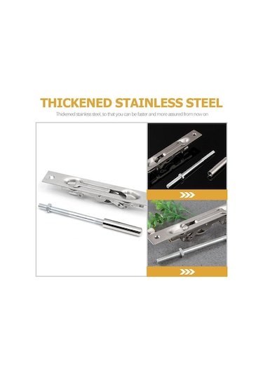 Paslanmaz Çelik Kapı Mandalları Pencere Mandalları Sürgülü Cıvatalar Ev İçin Sürgülü Kilitler