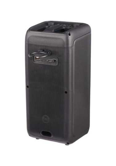 1973 Kablosuz Mikrofonlu Radyo / Usb / Hafiza Kartli Rgb Ledli Taşınabilir Bluetooth Hoparlör Parti Speaker