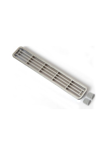 Albatur Plastik Havalandırma Menfezi 200X30 Mm Krom