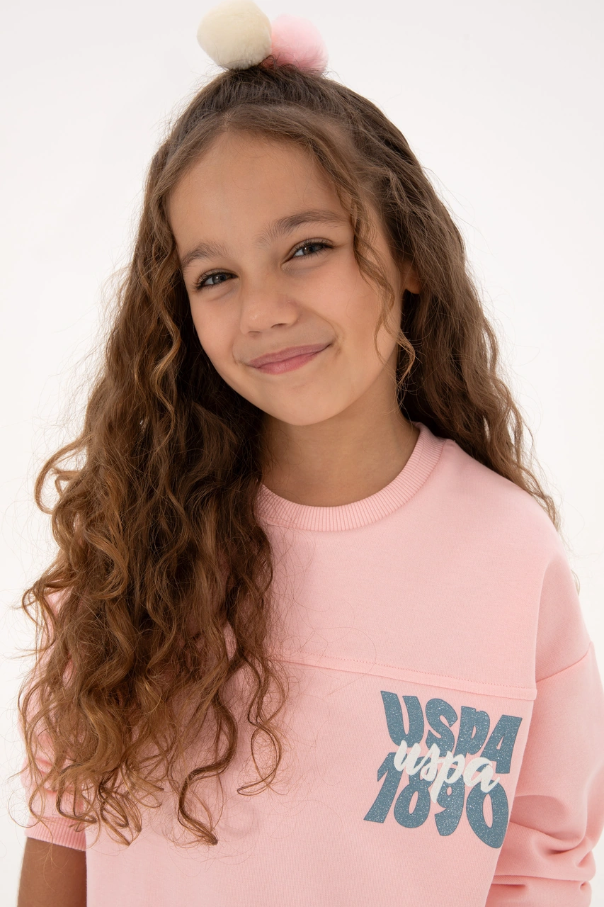 U.s. Polo Assn. Kız Çocuk Açık Pembe Pijama Takım 50318934-vr078 Acık Pembe