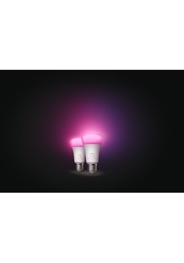 Philips HueWCA 9-75W E27 Renkli Akıllı Ampul 2'li Ekopaket