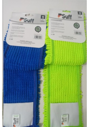 Suff 2 Adet Nemli Ve Kuru Makarna Mop Ucu Mikrofiber Paspas Yedeği 60 Cm