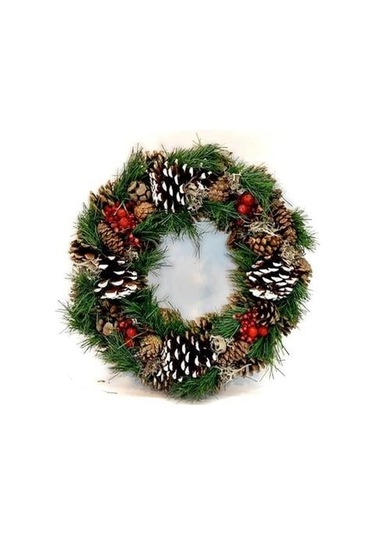 Naturel Süslü Halka 30 Cm