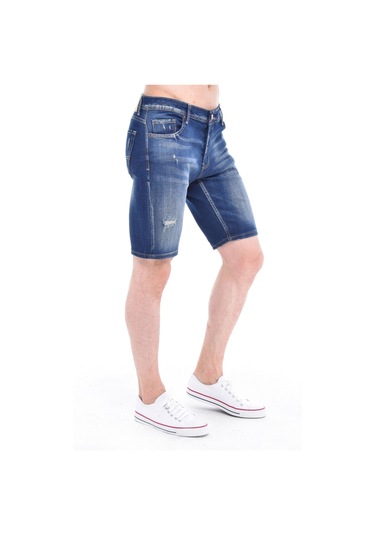 Cedy Denim Erkek Kot Şort Slim Fit Jean Şort - C342 S