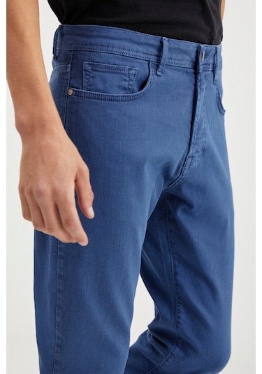 Antonıa Erkek Tappared Fit Boru Paça Kalın Dokulu Esnek Yapılı Magic Denim Kot Mavi Jeans Antonıa Erkek Tappared Fit Boru Paça Kalın Dokulu Esnek Yapılı Magic Denim Kot Mavi Jeans