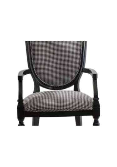 Bengimobilya Sandalye Zus008 Tam Kolçak Model Kayın Retro Torna Ayak Siyah Ren