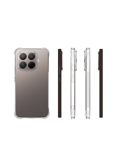 Xiaomi 15t Pro Şeffaf Tpu Kılıf 2.0mm Telefon Arka Kapağı - Şeffaf Şeffaf