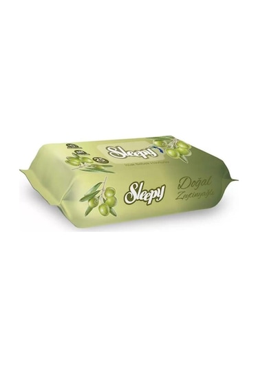 Sleepy Doğal Zeytinyağlı Islak Mendil 25'li