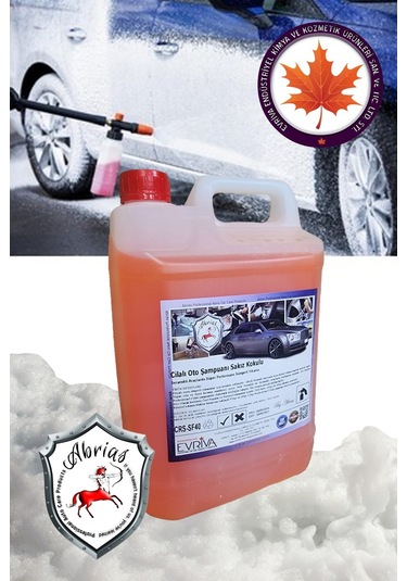 Cilalı Oto Yıkama Şampuanı 5lt Nötr Süper Köpük Bol Köpük