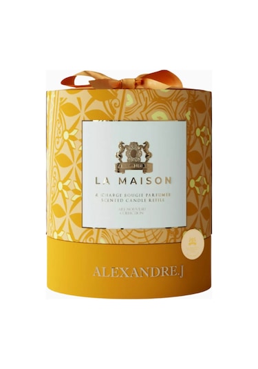 Alexandre J Divine Vanilla Mum Doldurma 220g, Beyaz Çikolata-vanilya Siyah