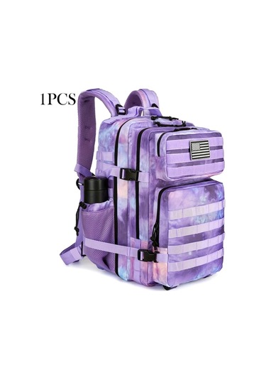 Dashanshop 11.89gal Army Green Sırt Çantası Günlük Spor Fitness Kamp Yürüyüş Okul Seyahat Çanta Hediye Altın