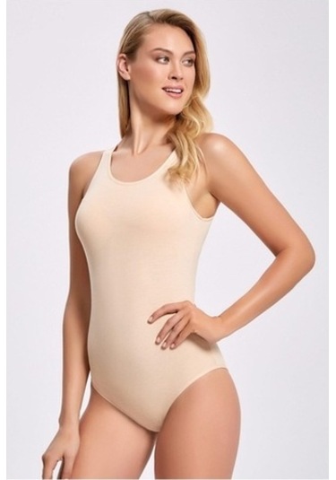 Ilke Kadın Likralı Kançalı Geniş Askılı Body 250/254 - 3 Adet