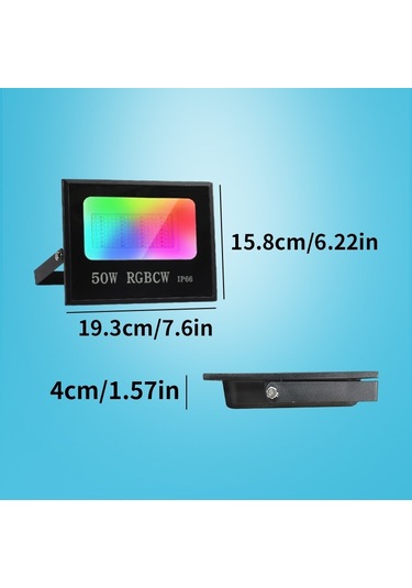 Cbtx 50w Tuya App Akıllı Led Işık Ip66 Su Geçirmez Renkli Rgb Lamba Açık Fabrika Depo Projektör Diğer