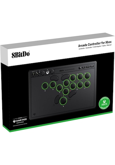 8bitdo All-button Arcade Stick Kablosuz Xbox Series, Xbox One Series Ve Pc Uyumlu Siyah