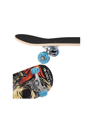 Delta Transparan Silikon Teker Üstü Zımparalı Kaykay - Gtx 6249 Çok Renkli