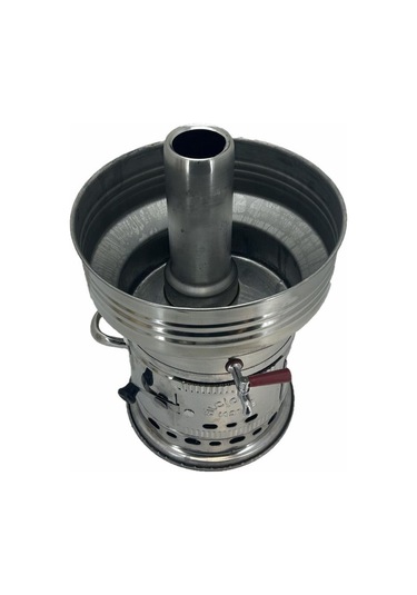 Paslanmaz 304 Çelik 7 L Demlikli Semaver