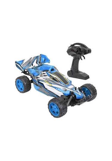9010-1f 1:10 Kumandalı 40 Cm Dev Off-road Araba Şarjlı, 2.4ghz, Yüksek Hızlı Rc Arazi Aracı - Mavi