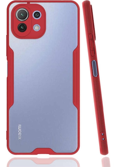 Xiaomi Mi 11 Lite Kapak Colorful Kamera Korumalı Silikon Kılıf