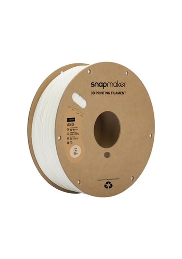 Snapmaker Abs Filament Beyaz 1.75mm 1kg